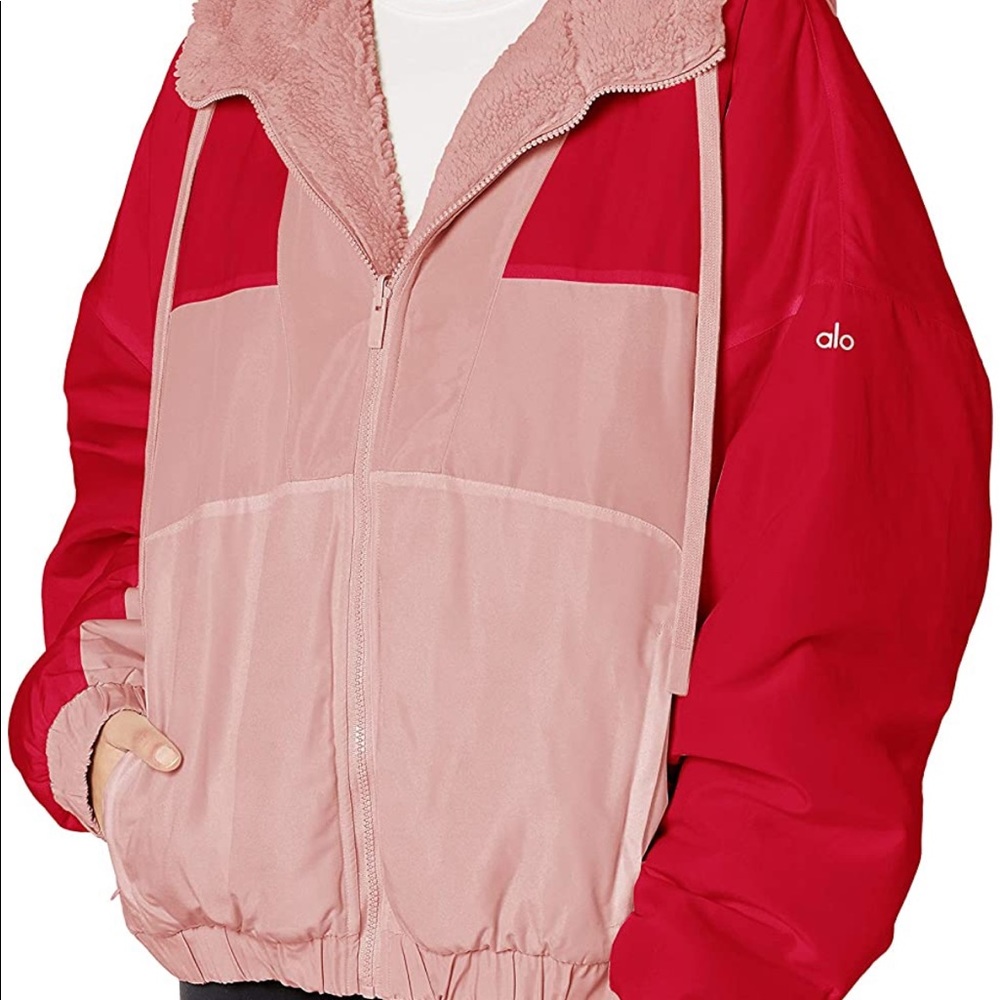 Alo yoga duality reversible Sherpa jacket